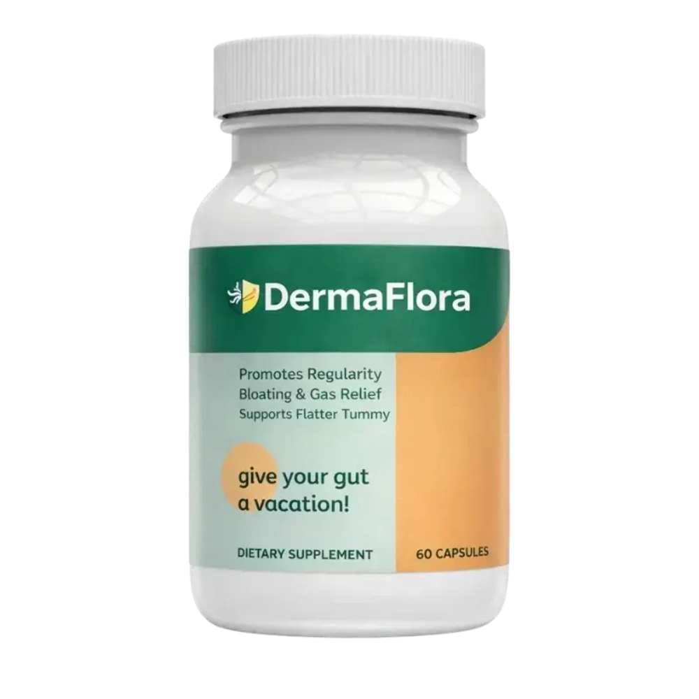 DermaFlora™ maisto papildas | Sustabdykite odos išbėrimus ir atkurkite žarnyno funkciją per 1 savaitę