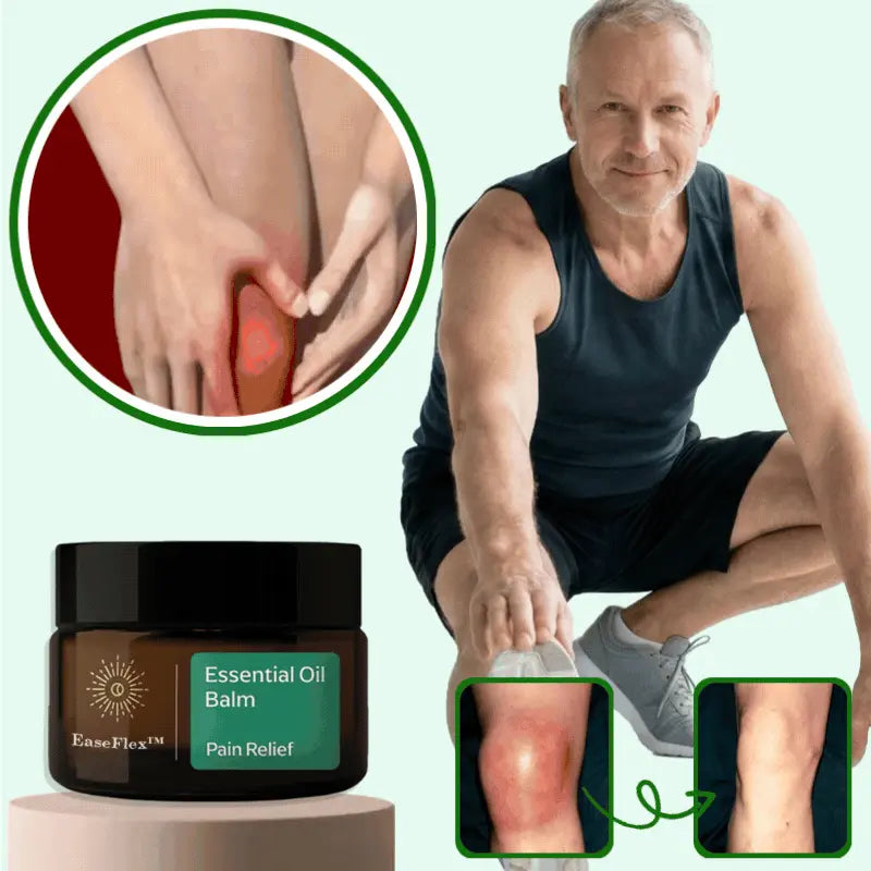„EaseFlex™“ skausmą malšinantis balzamas | Lėtinius sąnarių skausmus sumažina vos per 3 minutes!