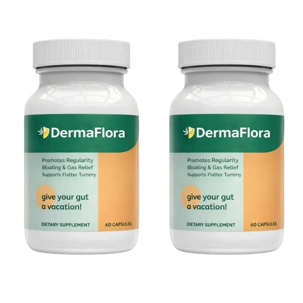 DermaFlora™ maisto papildas | Sustabdykite odos išbėrimus ir atkurkite žarnyno funkciją per 1 savaitę