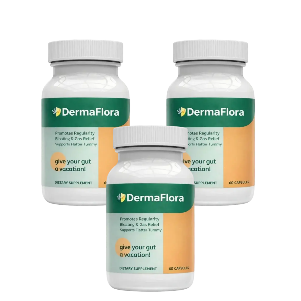 DermaFlora™ maisto papildas | Sustabdykite odos išbėrimus ir atkurkite žarnyno funkciją per 1 savaitę