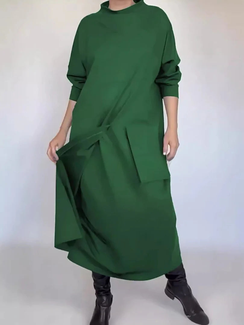 Netaisyklingo kirpimo elegantiška suknelė