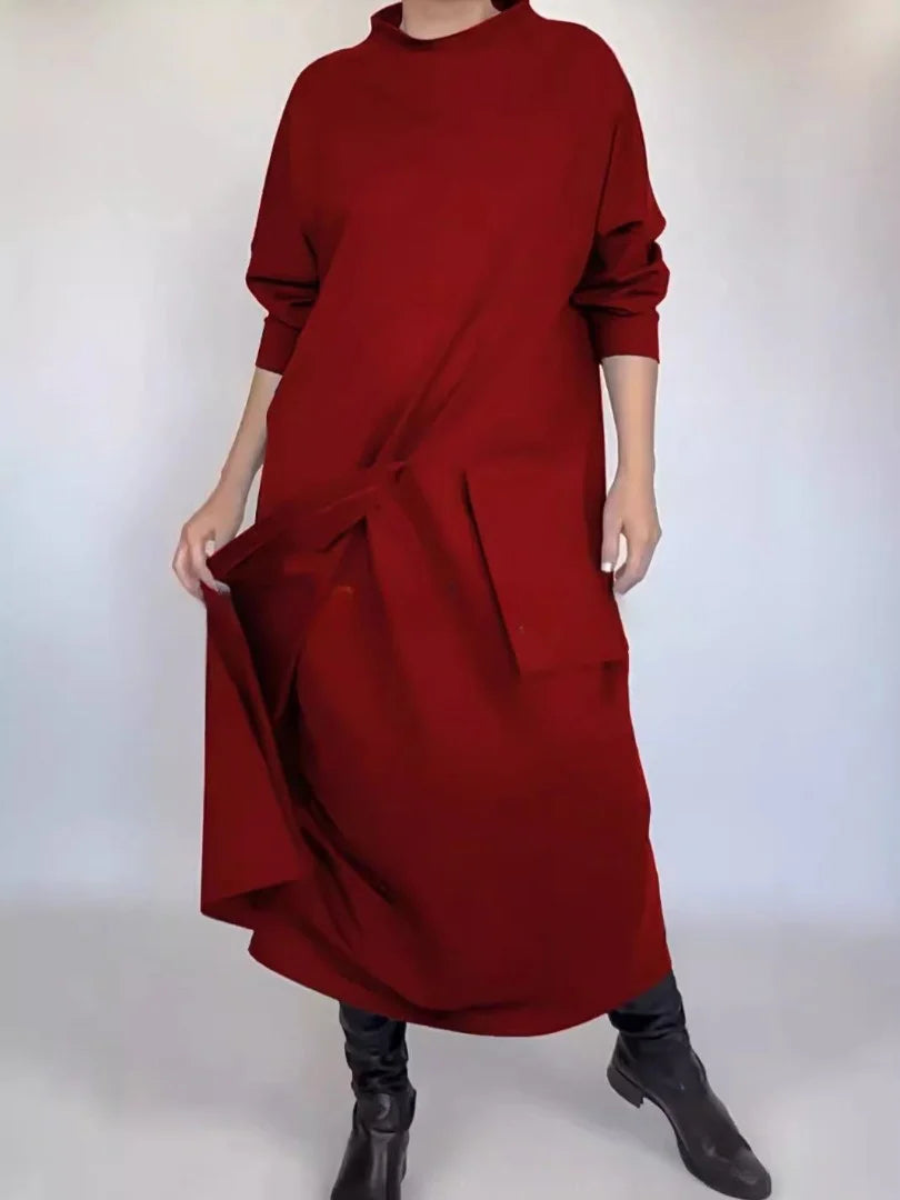 Netaisyklingo kirpimo elegantiška suknelė