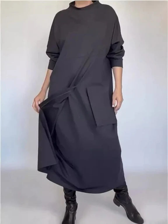 Netaisyklingo kirpimo elegantiška suknelė