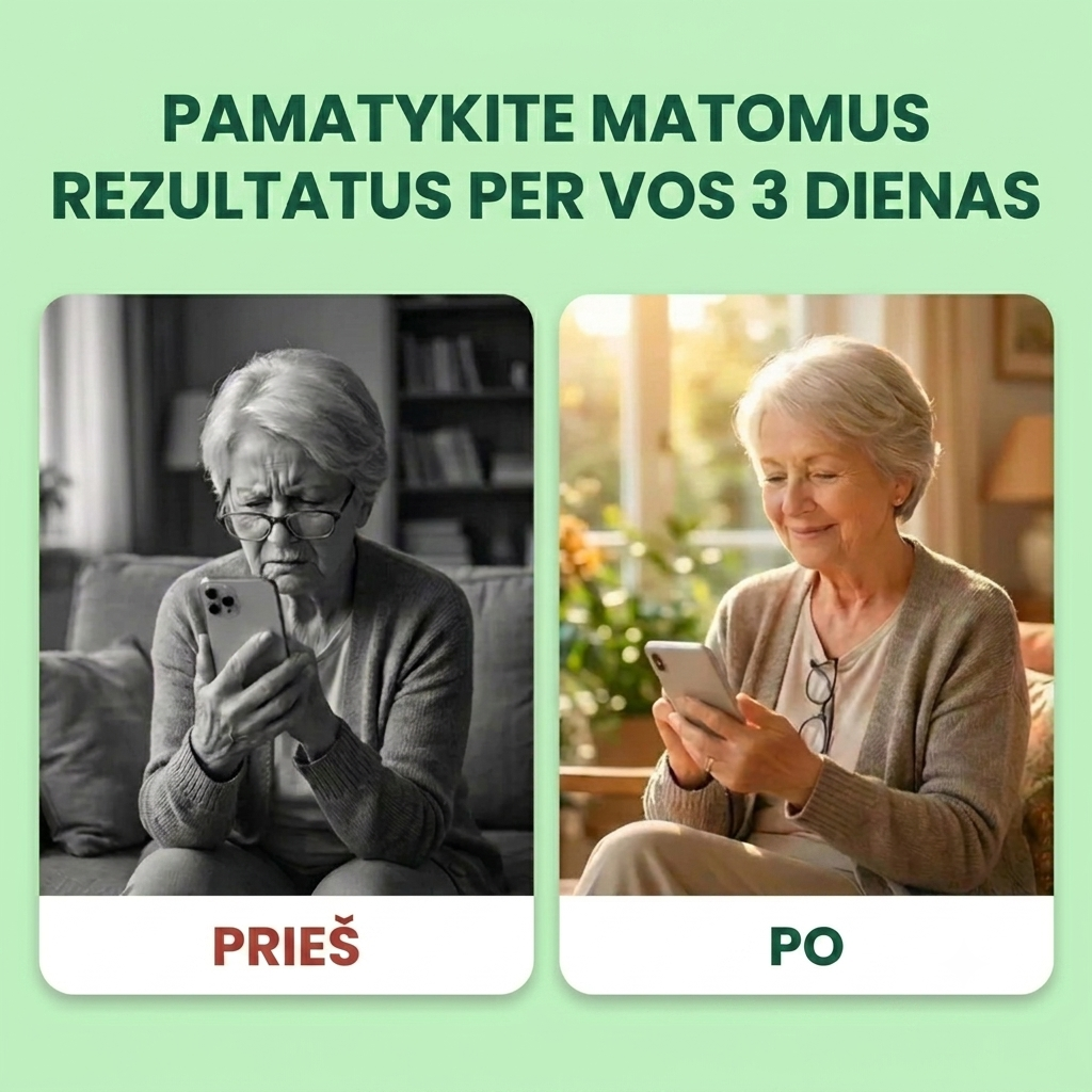 Lutenova™ | Pagerink regėjimą 98 % vos per 3 dienas