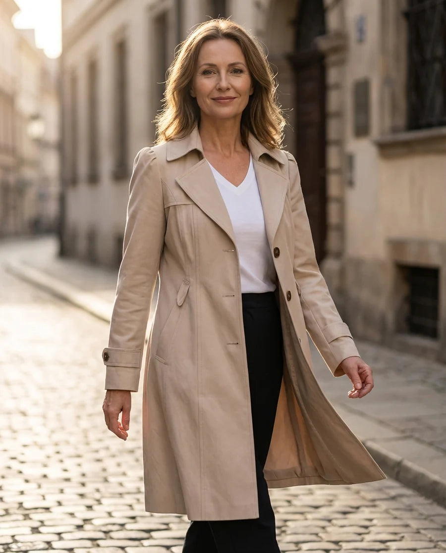 Elegantiškas klasikinis paltas