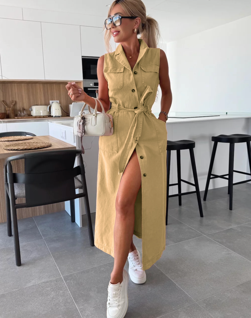 Stilinga Džinsinė Suknelė